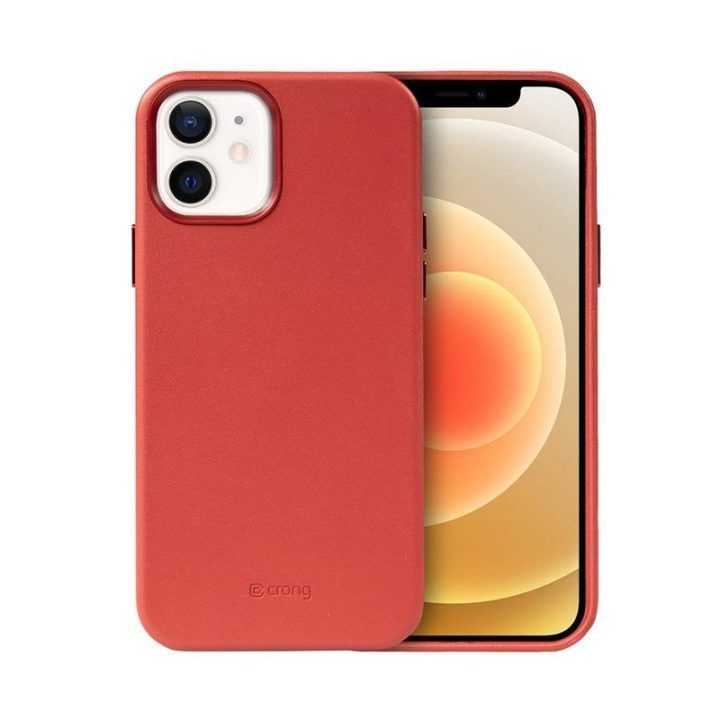 Dėklas iPhone 12 / 12 Pro, raudonas Crong Essential Cover Magnetic