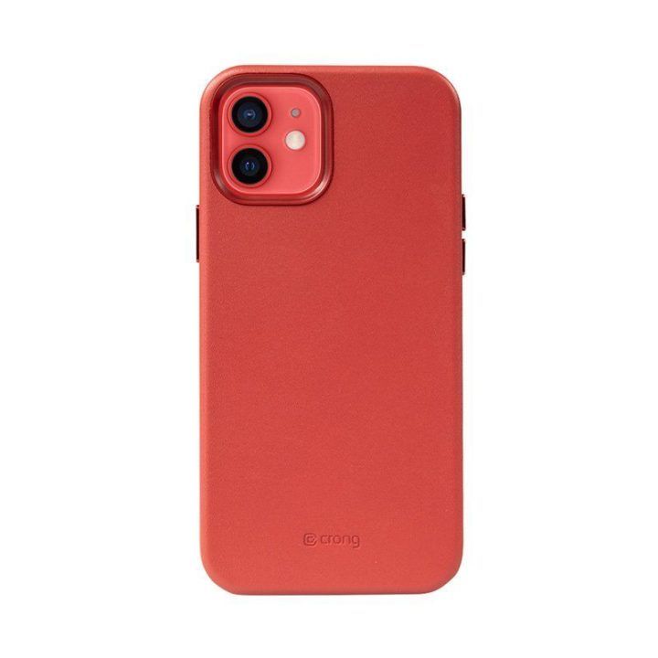 Dėklas iPhone 12 / 12 Pro, raudonas Crong Essential Cover Magnetic
