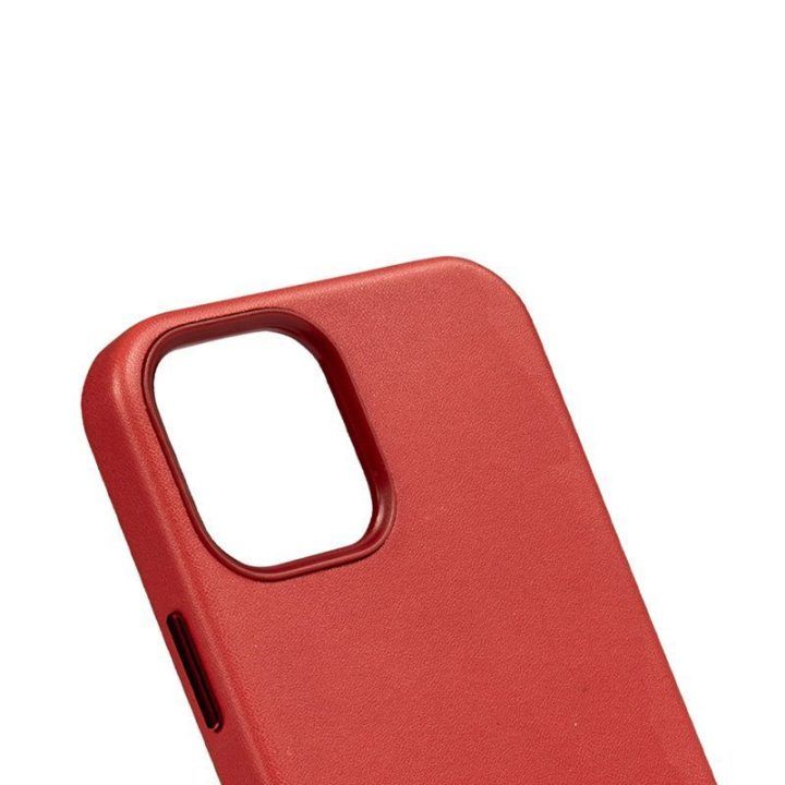 Dėklas iPhone 12 Pro Max Crong Essential Cover, raudonas