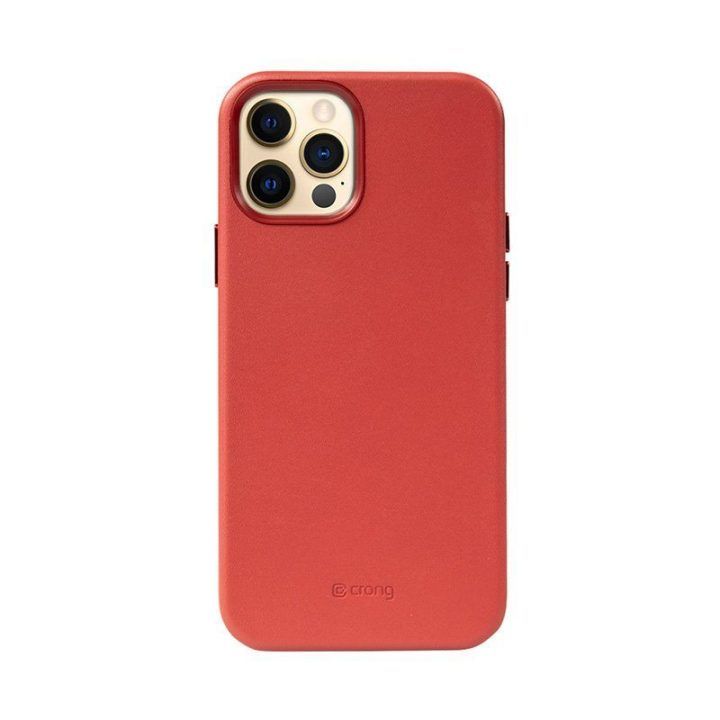 Dėklas iPhone 12 Pro Max Crong Essential Cover, raudonas