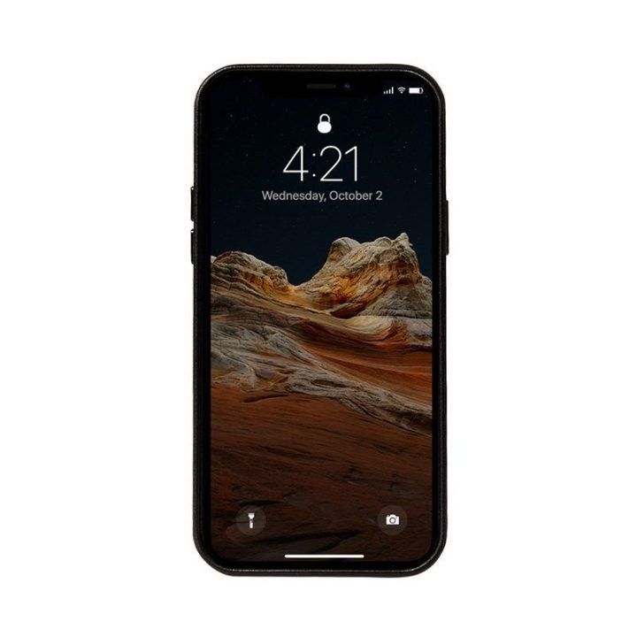 Dėklas iPhone 12 Pro Max, juodas, Crong Essential Cover