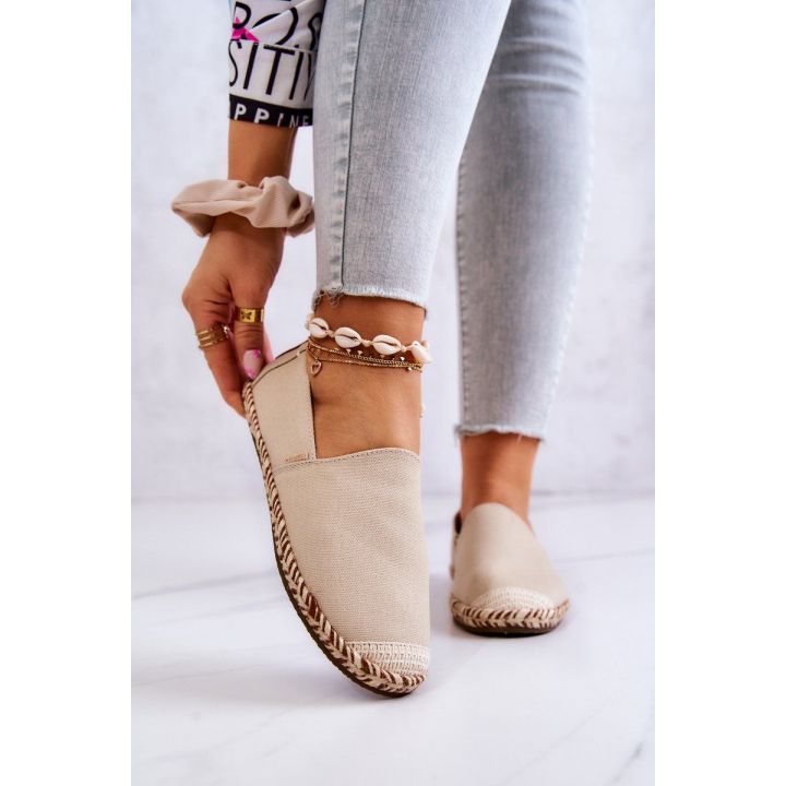 Moteriškos espadrilės Big Star, smėlio spalvos