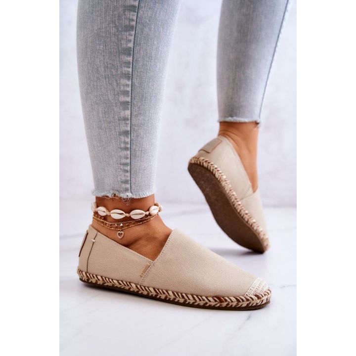 Moteriškos espadrilės Big Star, smėlio spalvos