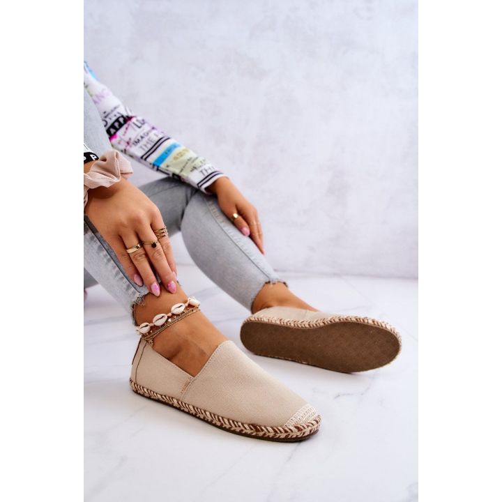 Moteriškos espadrilės Big Star, smėlio spalvos