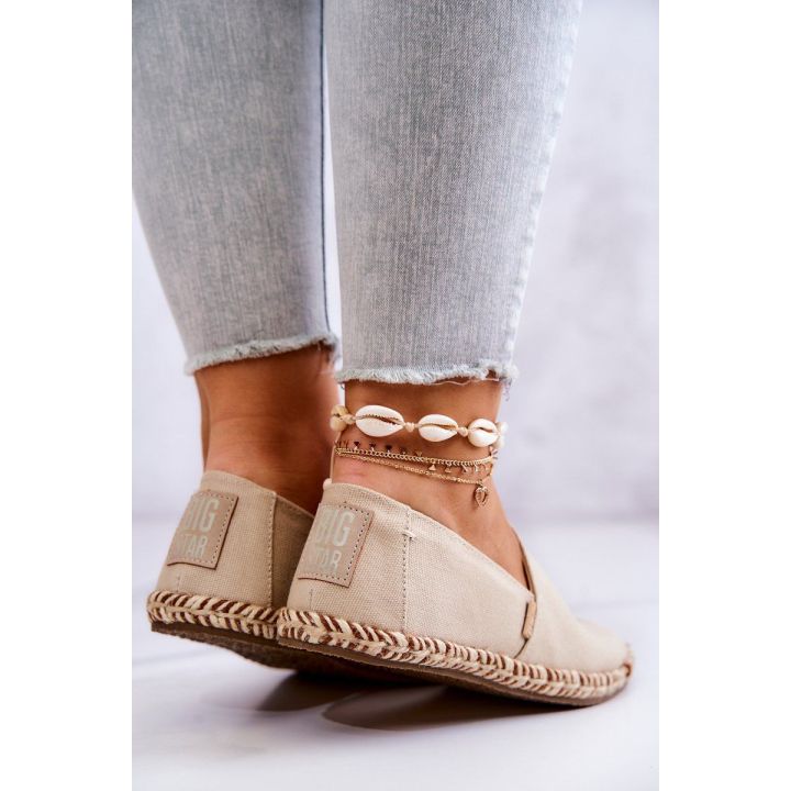Moteriškos espadrilės Big Star, smėlio spalvos