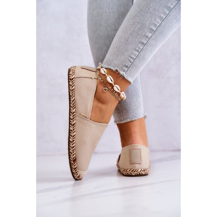 Moteriškos espadrilės Big Star, smėlio spalvos