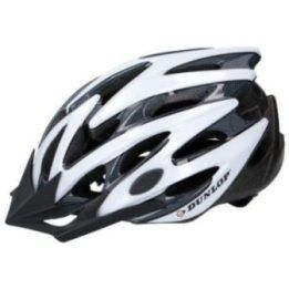 Dunlop MTB dviratininko šalmas, baltas juodas