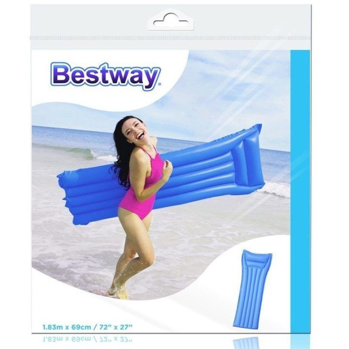 Pripučiamas paplūdimio čiužinys Bestway 183 x 69 cm, mėlynas