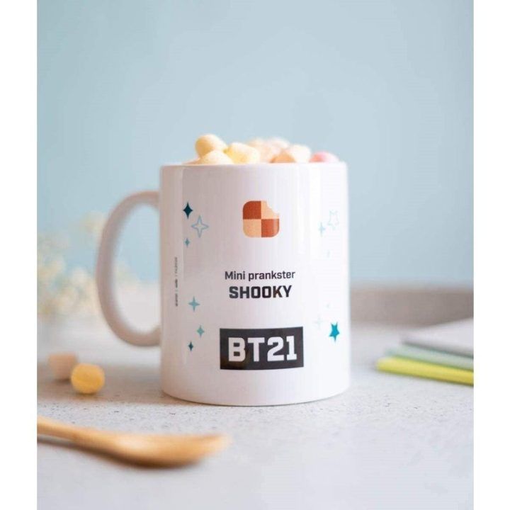 BT21 SHOOKY keraminis puodelis 300 ml