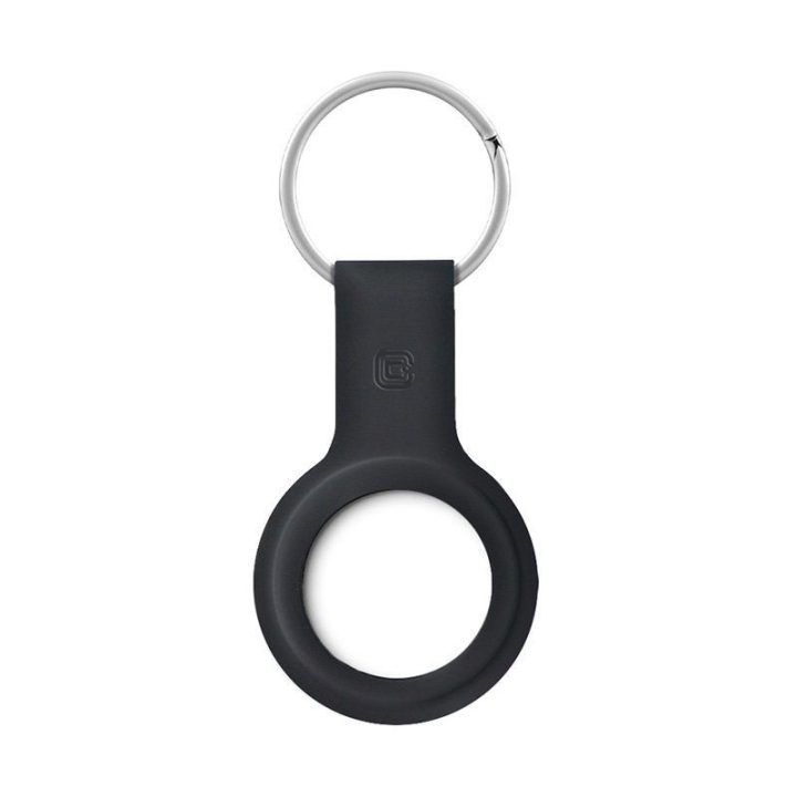 Silikoninis dėklas Apple AirTag 1/2, juodas
