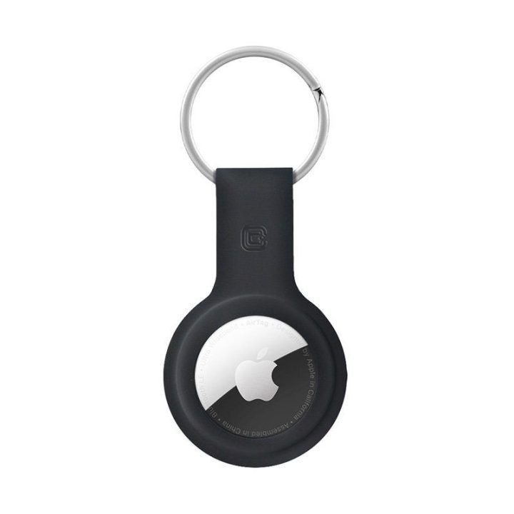 Silikoninis dėklas Apple AirTag 1/2, juodas