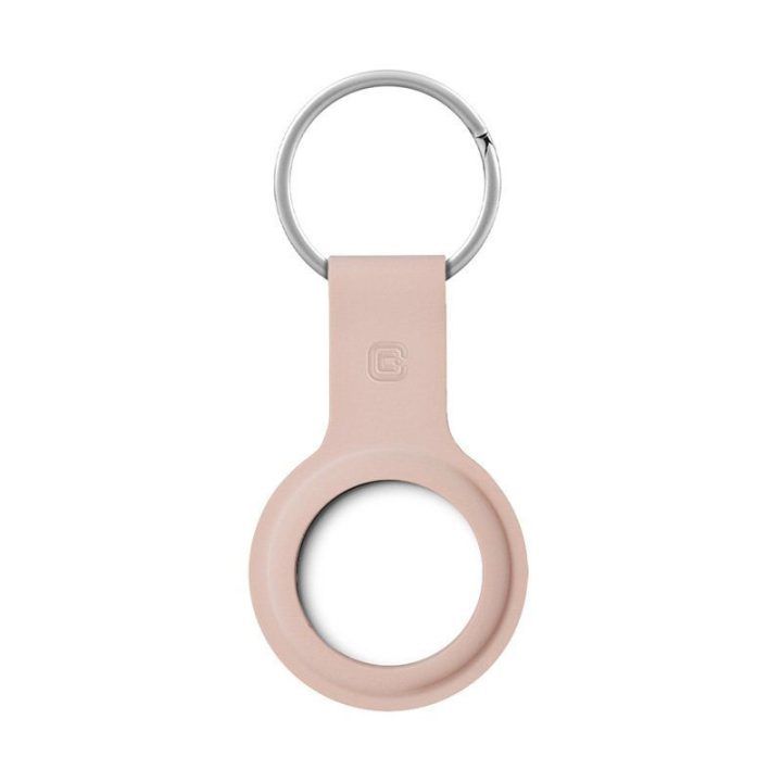 Dėklas Apple AirTag 1/2 iš skysto silikono, rožinis