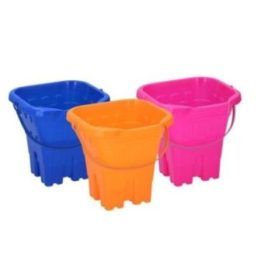 Smėlio kibiras pilis, rožinis, 20 cm, Eddy toys