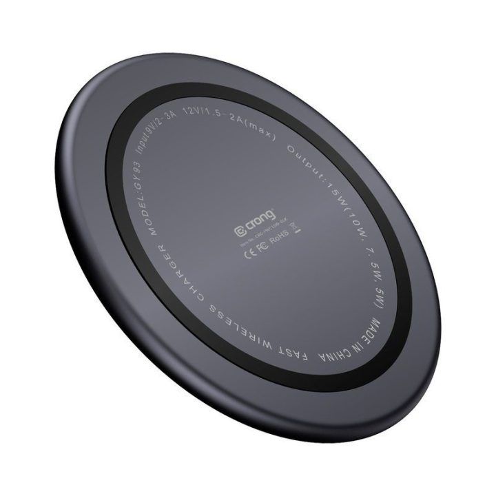 Belaidis įkroviklis Crong PowerSpot 15W, juodas