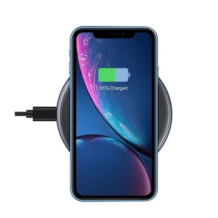 Belaidis įkroviklis Crong PowerSpot 15W, juodas