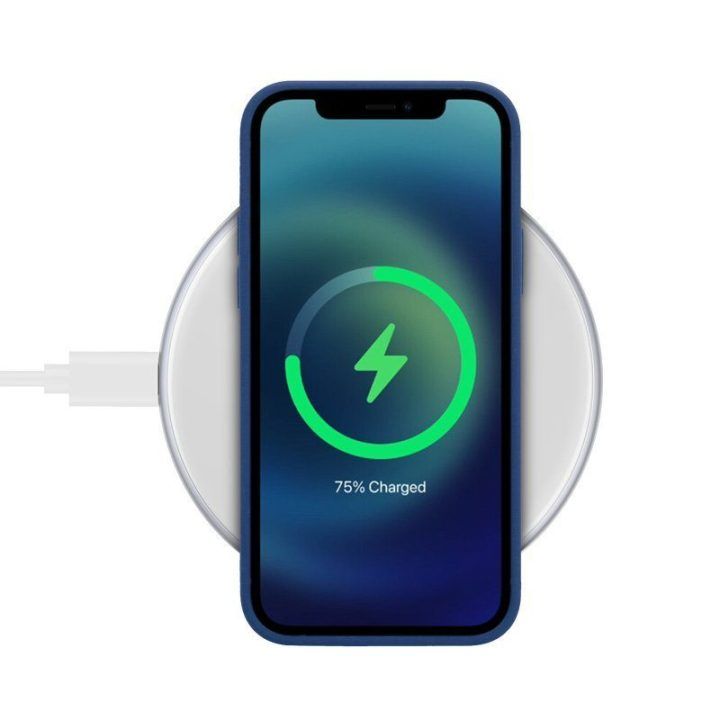 Belaidis įkroviklis Crong PowerSpot 15W, sidabro spalvos