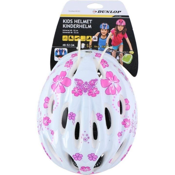 Dunlop vaikų šalmas baltas