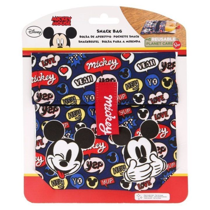 Daugkartinis užkandžių maišelis Mickey Mouse