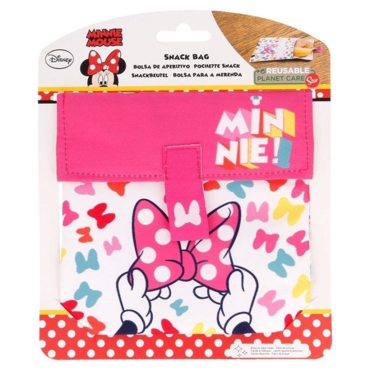 Daugkartinis užkandžių maišelis Minnie Mouse
