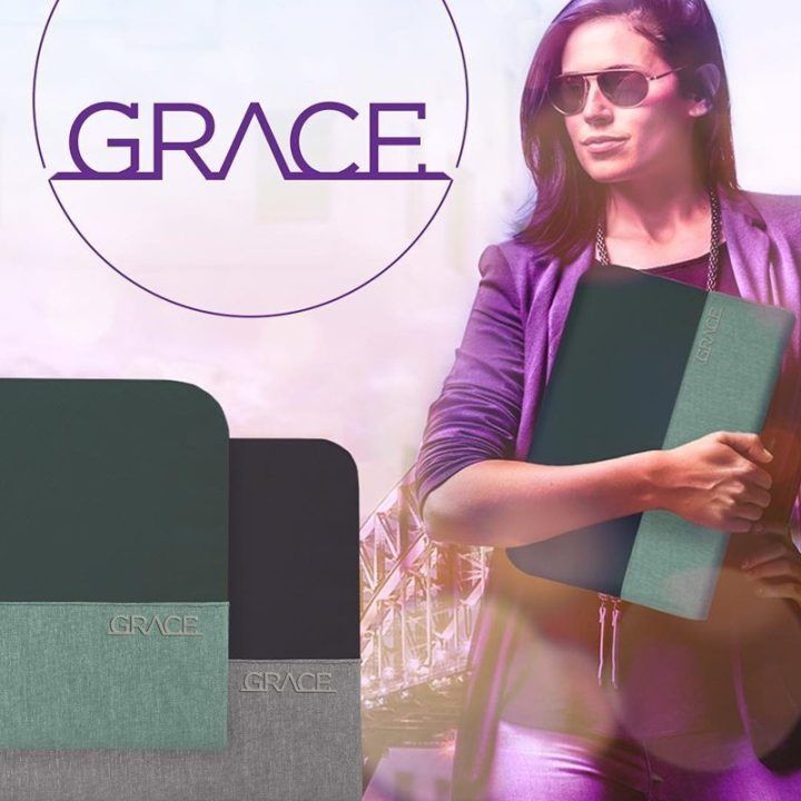 STM Grace dėklas MacBook Pro 15", pilkas