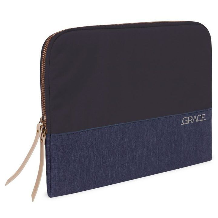 STM Grace dėklas MacBook Pro 15" / Notebook 15", tamsiai mėlynas