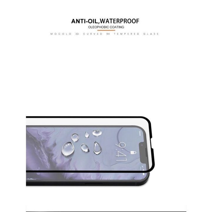 Apsauginis stiklas iPhone 13 Pro Max, Mocolo 3D Glass Full Glue