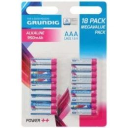 AAA / R03 šarminės baterijos Grundig, 18 vnt