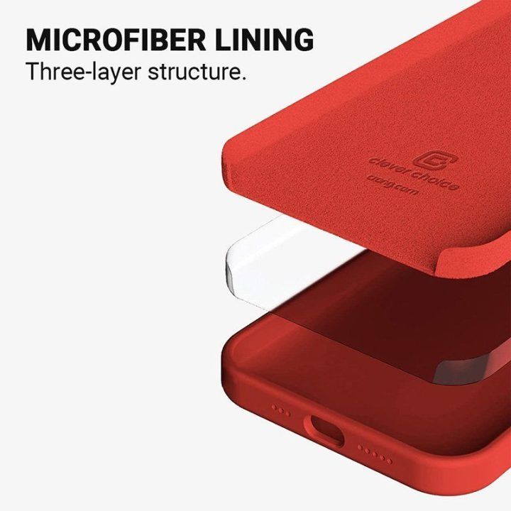 Dėklas iPhone 13 Pro Max, raudonas Crong Color Cover