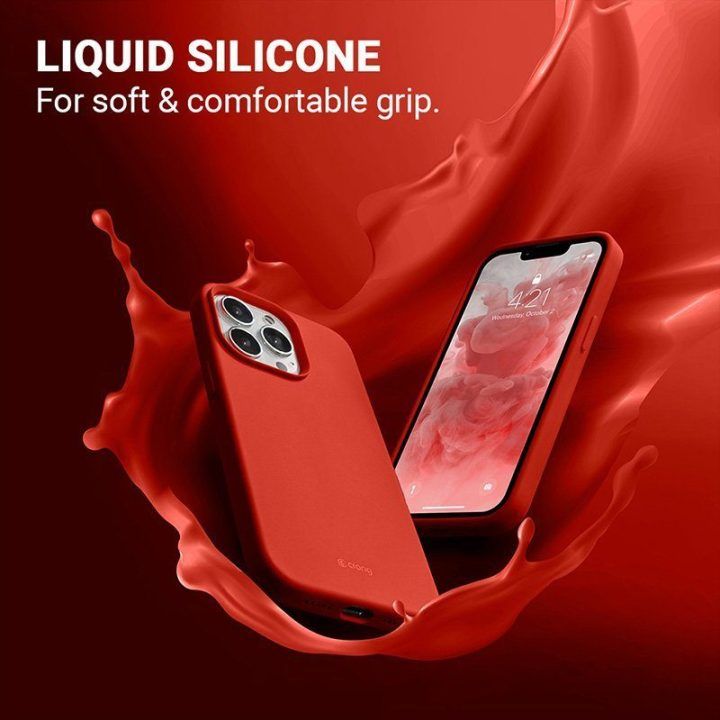 Dėklas iPhone 13 Pro Max, raudonas Crong Color Cover