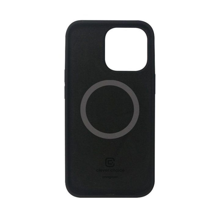 Dėklas iPhone 13 Pro Max, juodas, Crong Color Cover Magnetic
