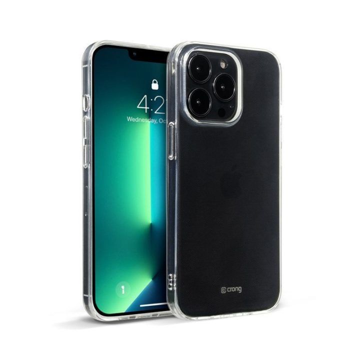 Permatomas dėklas iPhone 13 mini Crong Crystal Slim Cover