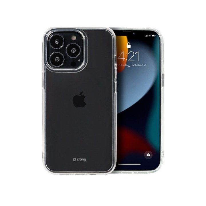 Permatomas dėklas iPhone 13 mini Crong Crystal Slim Cover