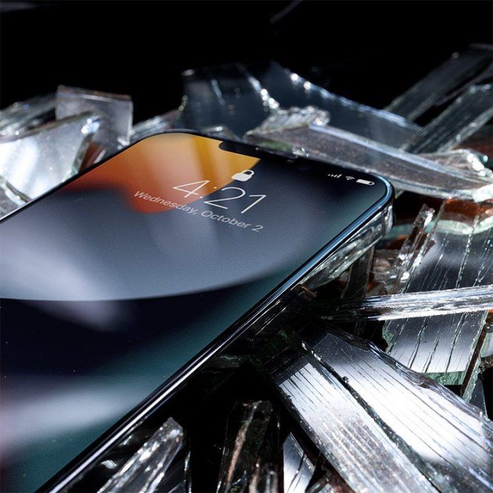 Apsauginis stiklas iPhone 13 mini, 7D Nano Flex