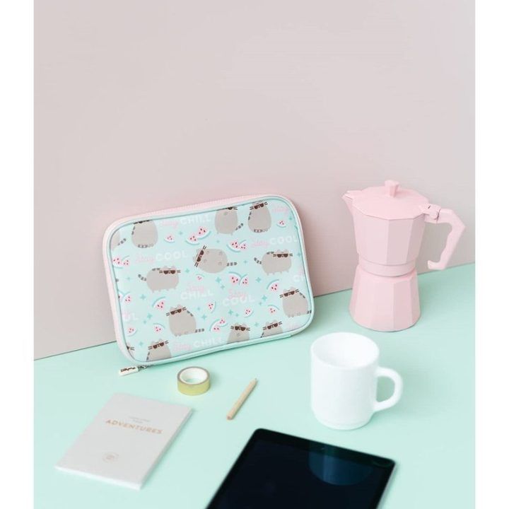 Pusheen planšetės dėklas iki 10,5 colio
