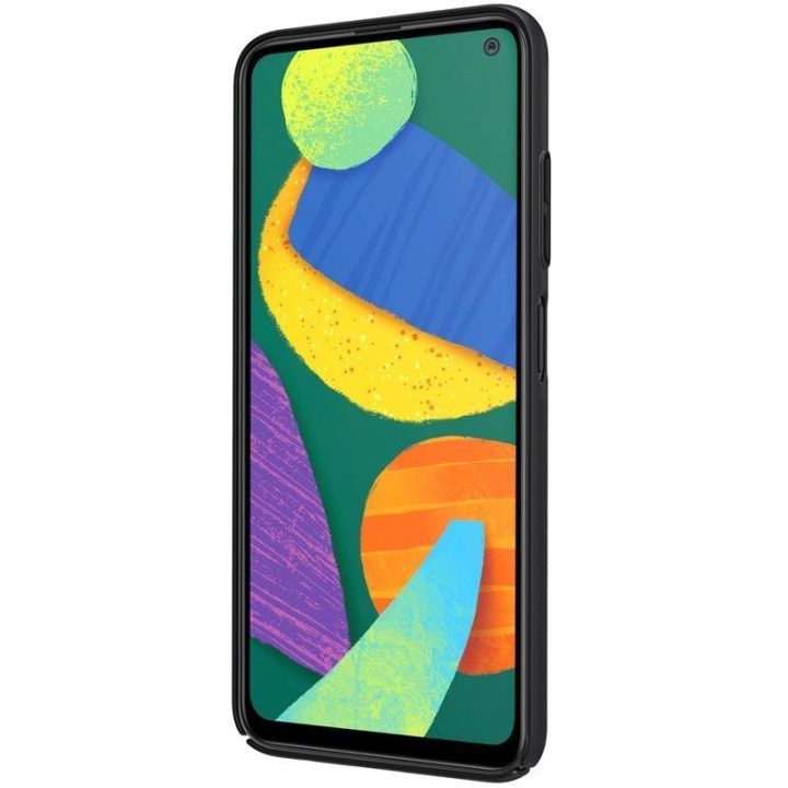 Nillkin Super Frosted Shield dėklas Samsung Galaxy F52 5G, juodas