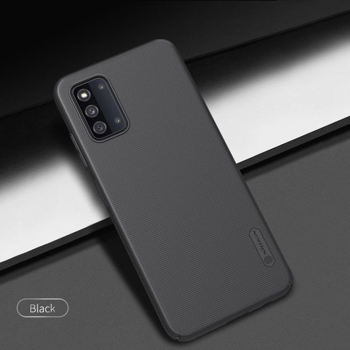 Nillkin Super Frosted Shield dėklas Samsung Galaxy F52 5G, juodas