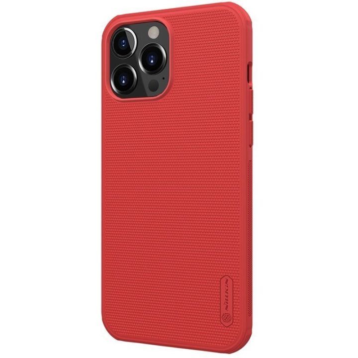 Dėklas Apple iPhone 13 Pro, raudonas Nillkin Super Frosted Shield Pro