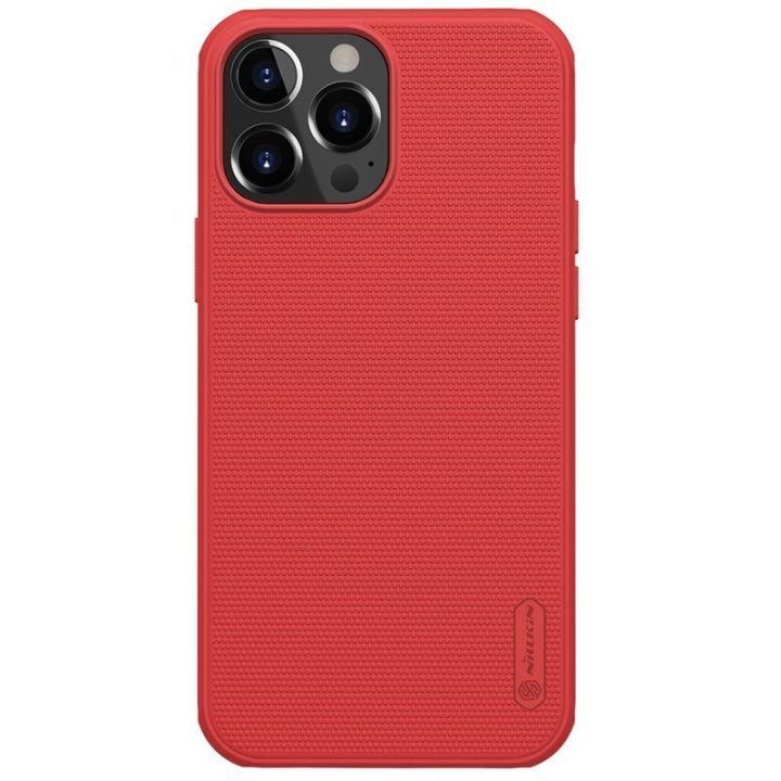 Dėklas Apple iPhone 13 Pro, raudonas Nillkin Super Frosted Shield Pro