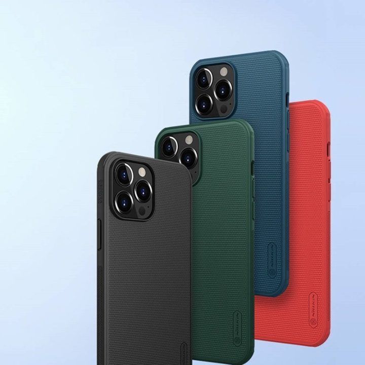 Dėklas Nillkin Super Frosted Shield Pro Apple iPhone 13 Pro Max, juodas
