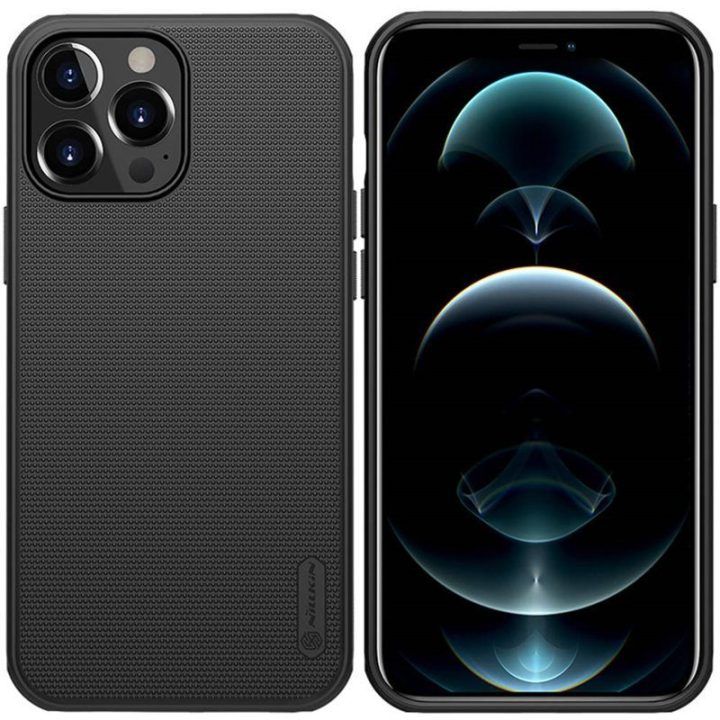 Dėklas Nillkin Super Frosted Shield Pro Apple iPhone 13 Pro Max, juodas