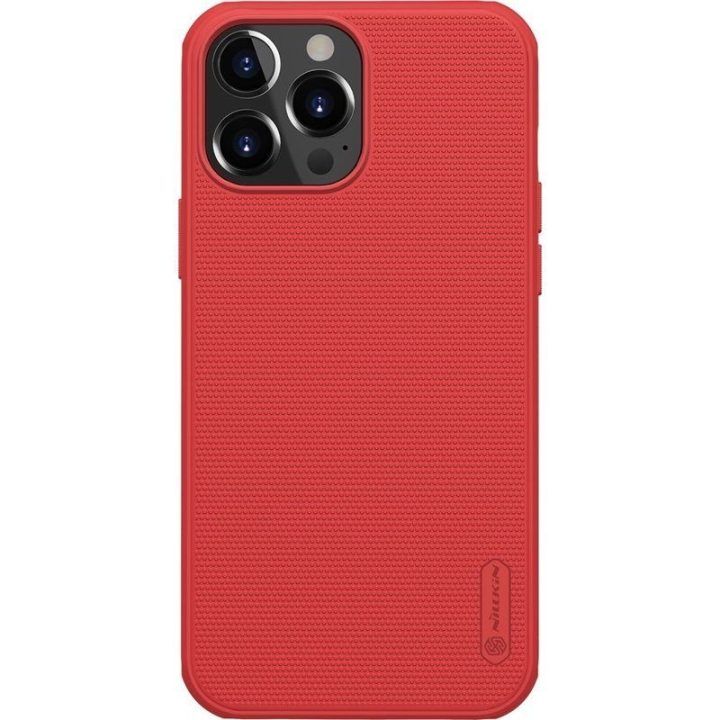 Dėklas Apple iPhone 13 Pro Max, raudonas, Nillkin Super Frosted Shield Pro