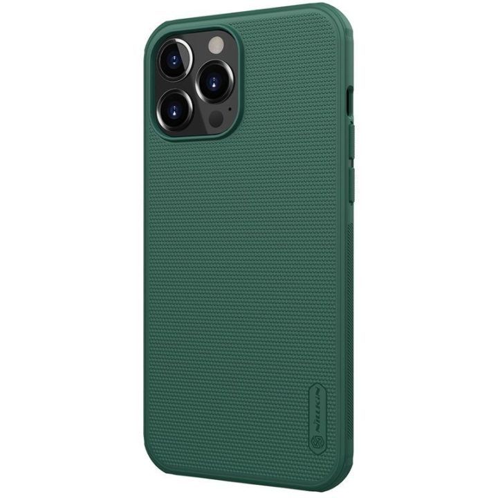 Dėklas Apple iPhone 13 Pro Max, žalias Nillkin Super Frosted Shield Pro