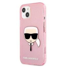 Dėklas Karl Lagerfeld rožinis iPhone 13 mini