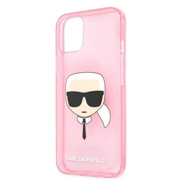 Dėklas Karl Lagerfeld rožinis iPhone 13 mini
