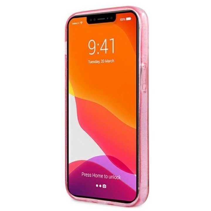 Dėklas Karl Lagerfeld rožinis iPhone 13 mini
