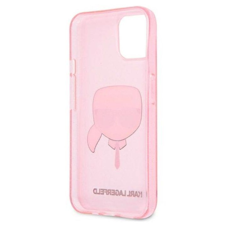 Dėklas Karl Lagerfeld rožinis iPhone 13 mini