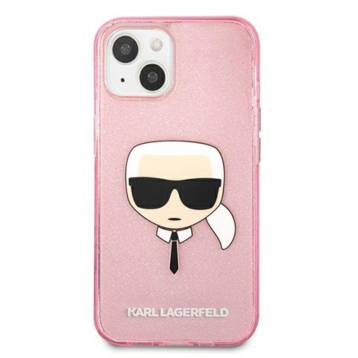 Dėklas Karl Lagerfeld rožinis iPhone 13 mini