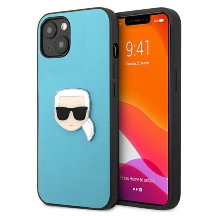 Karl Lagerfeld dėklas iPhone 13 mini, mėlynas