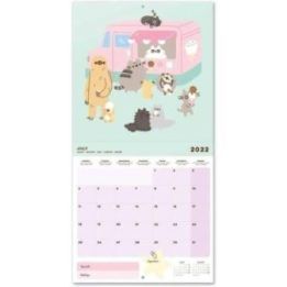 Sieninis kalendorius Pusheen Foodie Collection 30 × 30 cm