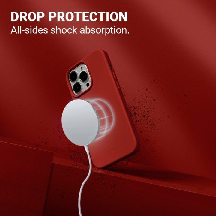 Dėklas iPhone 13 Pro Max, raudonas, Crong